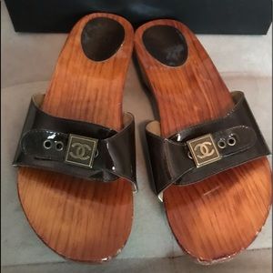 Authentic Chanel mules